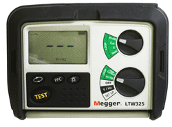 One of the test instruments used on the inspection and testing (C&G 2391) training course - an earth fault loop impedance tester
