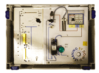 The faultfinding test board used on the electrical maintenance training course