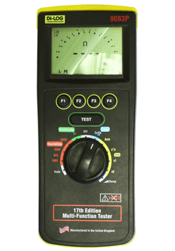 One of the test instruments used on the inspection and testing (C&G 2391) training course - a multi-function tester