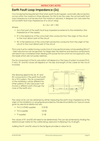 Page 25 - earth fault loop impedance and how it determines disconnection times