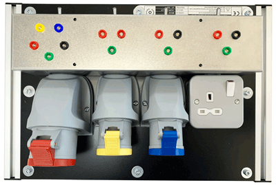 This is the cable termination rig used on the electrical maintenance training course