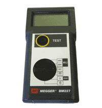 One of the test instruments used on the inspection and testing (C&G 2391) training course - a continuity and insulation resistance tester