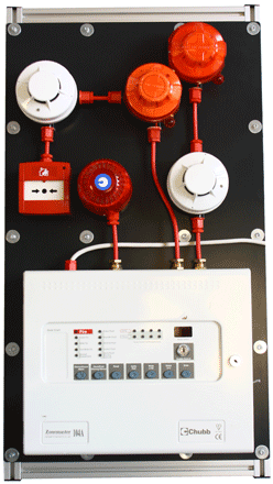 Conventional 4-wire System 2 used on the fire alarm system installation training course
