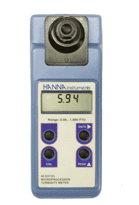 The turbidity meter used on the instrumentation courses