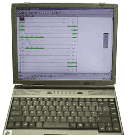 The Mitsubishi FX-GP WIN PC-based software package used on the PLC training courses