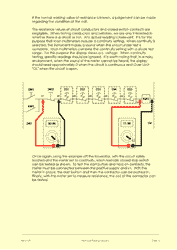 This is page 91 of the course notes for the electrical fault-finding part of the course