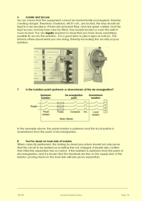 This is page 17 of the course notes for the Electrical Isolation and Live Working course, detailing some of our recommended isolation procedures