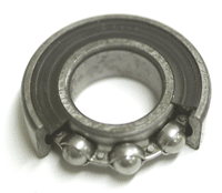 One of the demonstration ball bearings used on the mechanical maintenance training courses