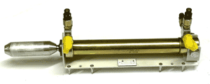 One of the hydraulic cylinders used on the hydraulic training courses