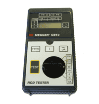 One of the test instruments used on the inspection and testing (C&G 2391) training course - an RCD tester